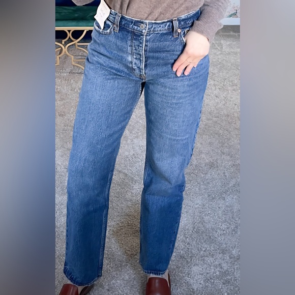 Abercrombie & Fitch Denim - Abercrombie & Fitch Blue Straight Leg Jeans